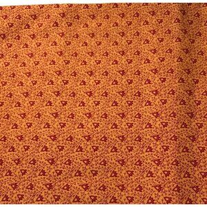 Butter Churn & Cheddar Fabric Judie Rothermel 1/2 yard x 44" Cotton Floral Red